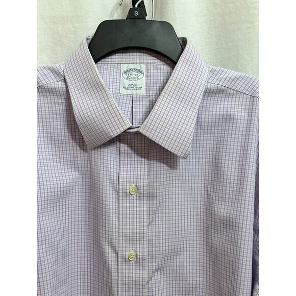 LOT OF 5 Brooks Brothers Button Long Sleeve Dress Shirt Sz 17-17 1/2 34/35 #14 - Picture 5 of 16